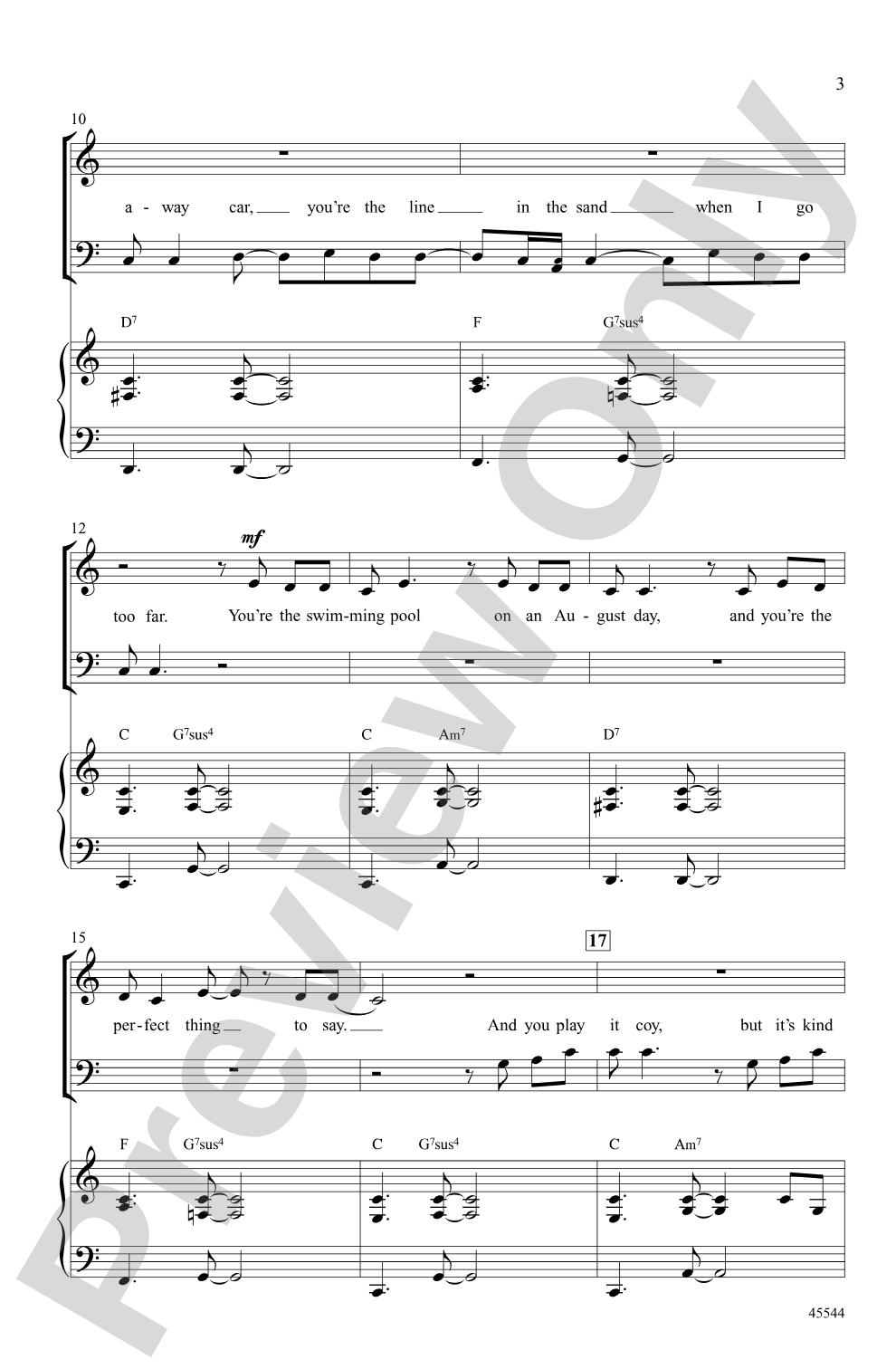 Everything: SAB Choral Octavo