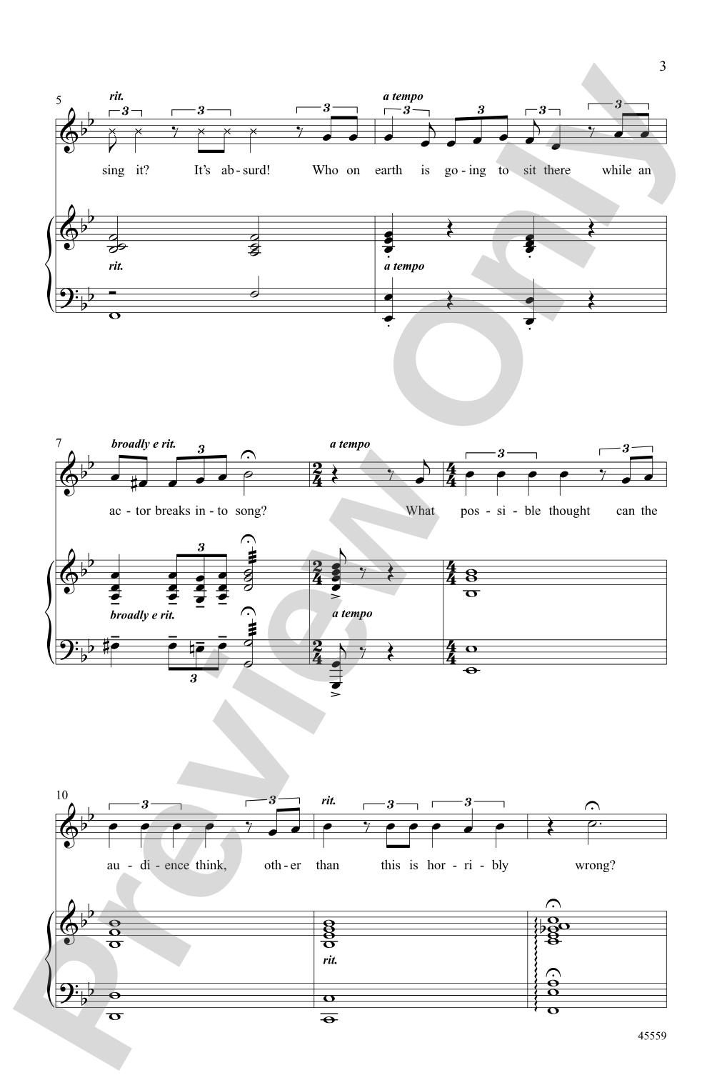 A Musical: SATB Choral Octavo