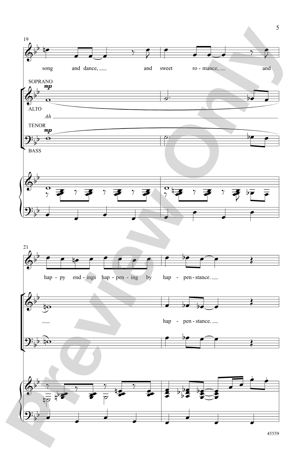 A Musical: SATB Choral Octavo