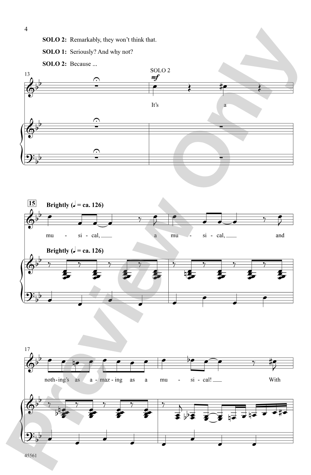 A Musical: SSAA Choral Octavo