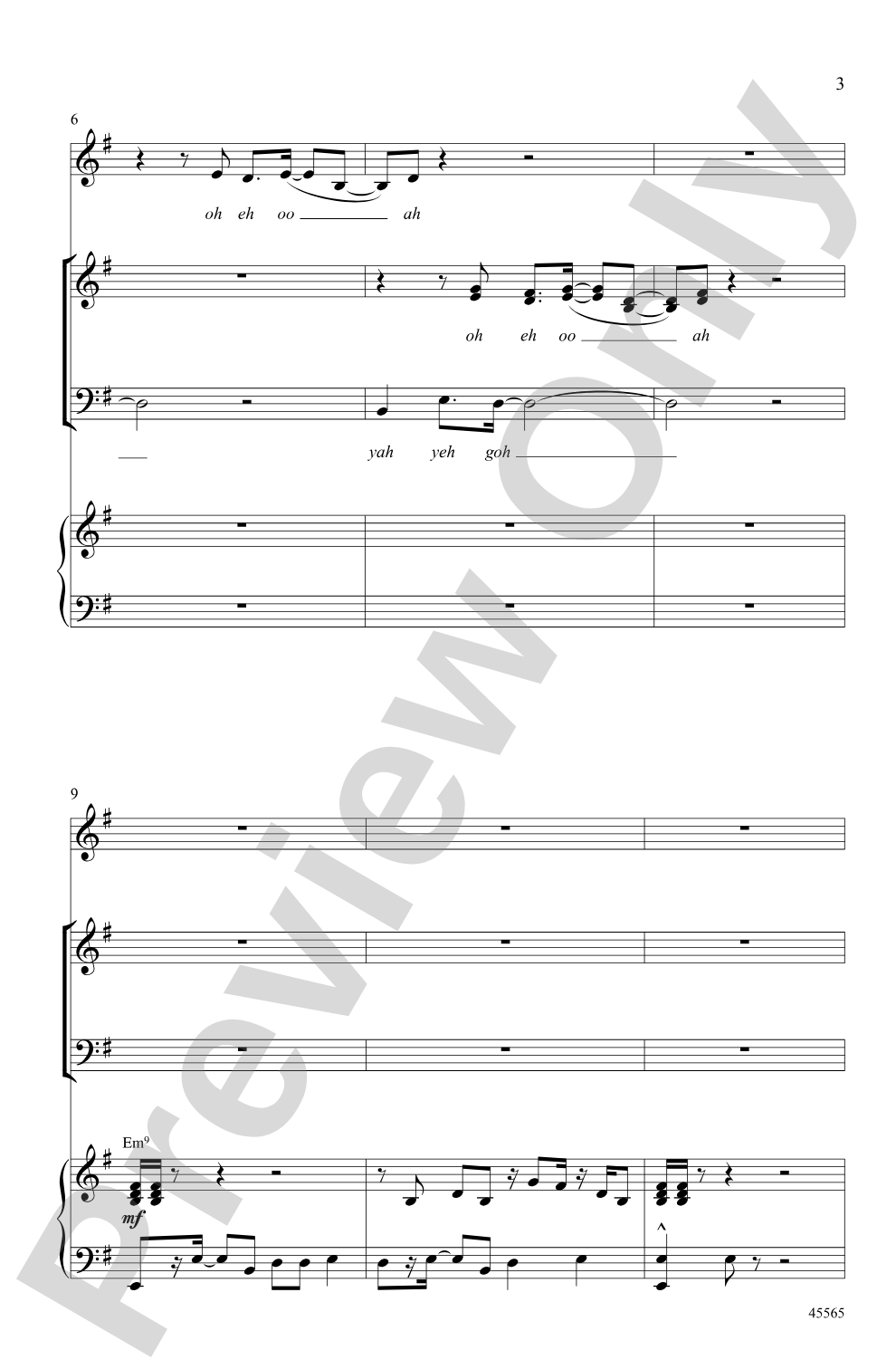 Rhythm Is Gonna Get You: SAB Choral Octavo