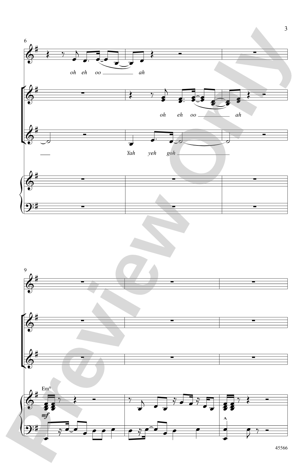 Rhythm Is Gonna Get You: SSA Choral Octavo