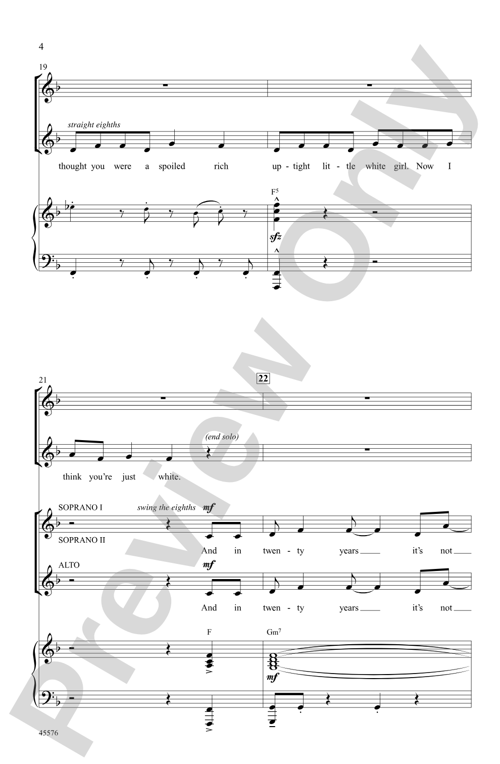 I Got You: SSA Choral Octavo