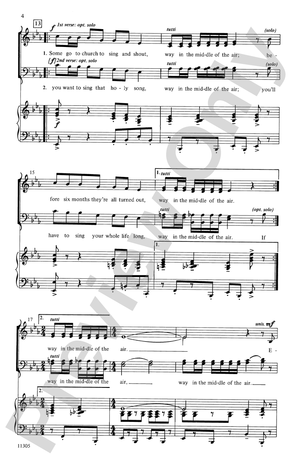 Ezekiel's Wheel: SATB Choral Octavo
