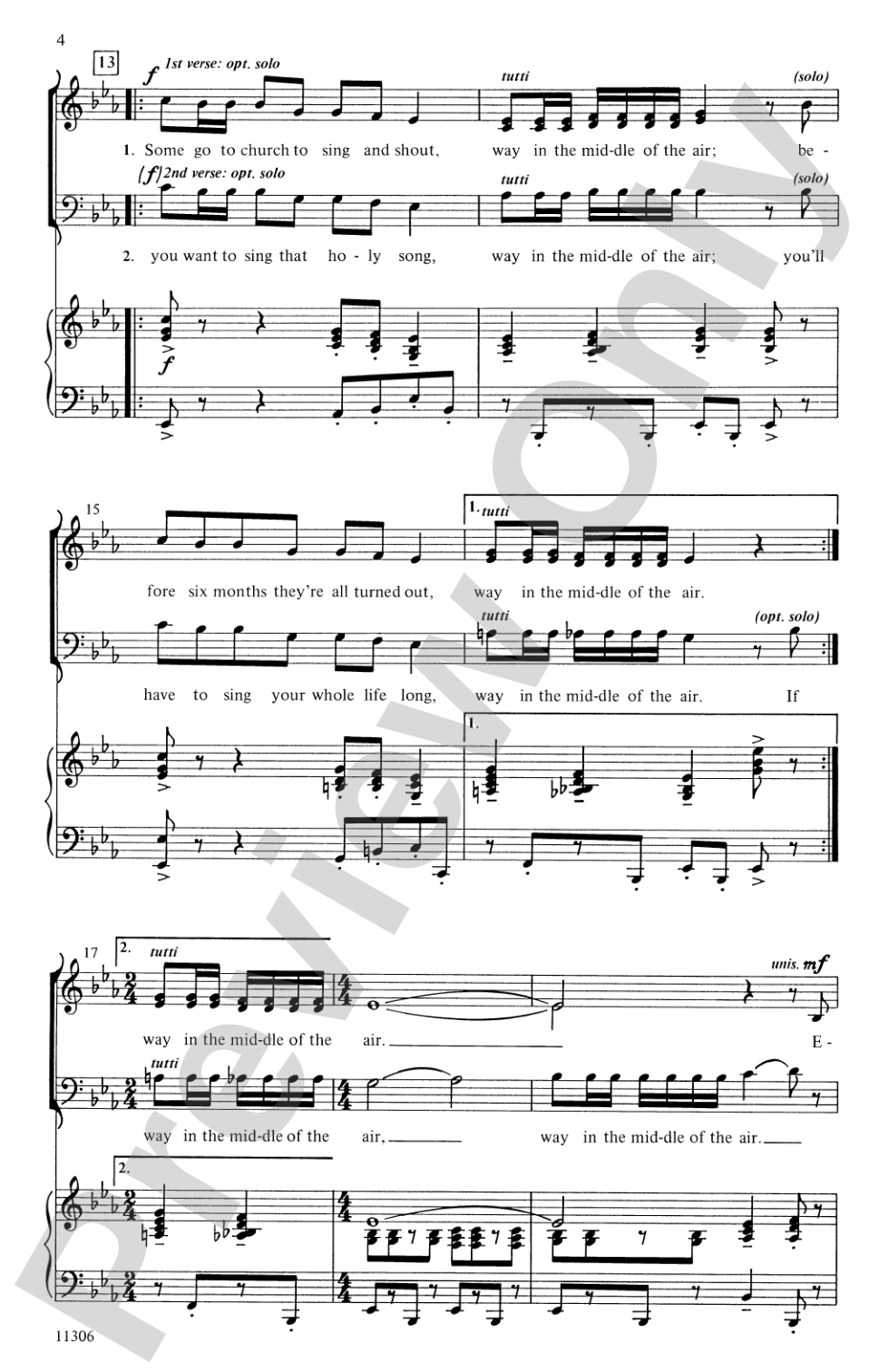 Ezekiel's Wheel: SAB Choral Octavo