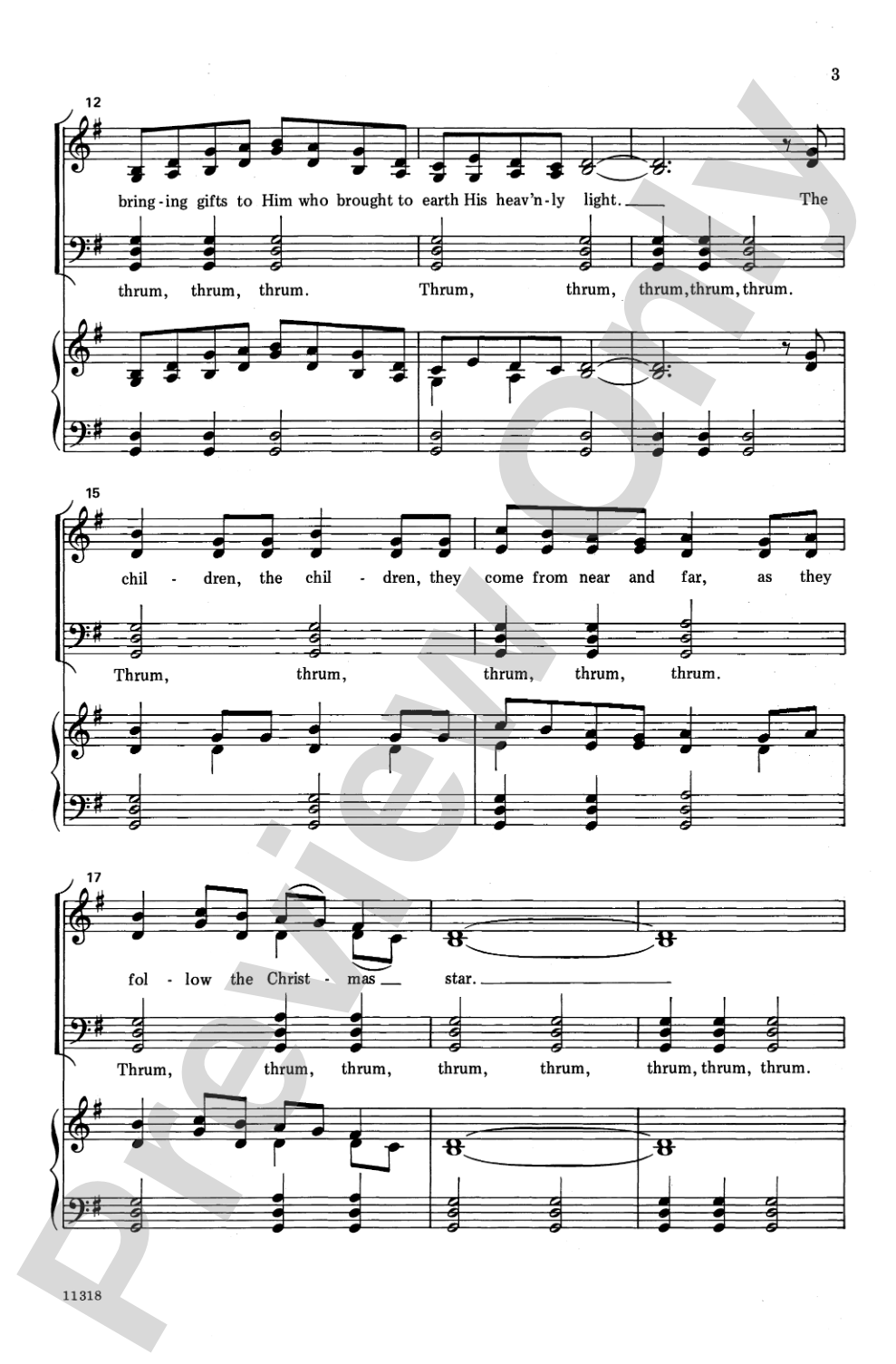March of the Christmas Children: SATB Choral Octavo