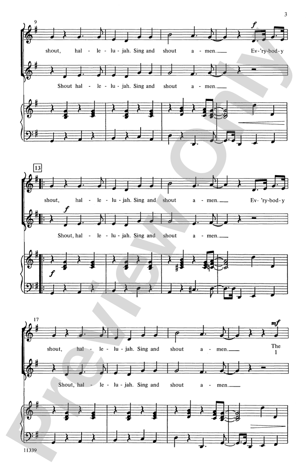 Ev'rybody Shout!: 2-Part Choral Octavo