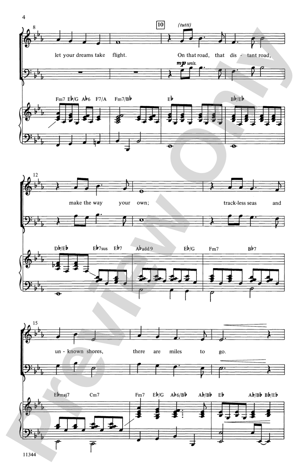 The Road Less Traveled: SATB Choral Octavo