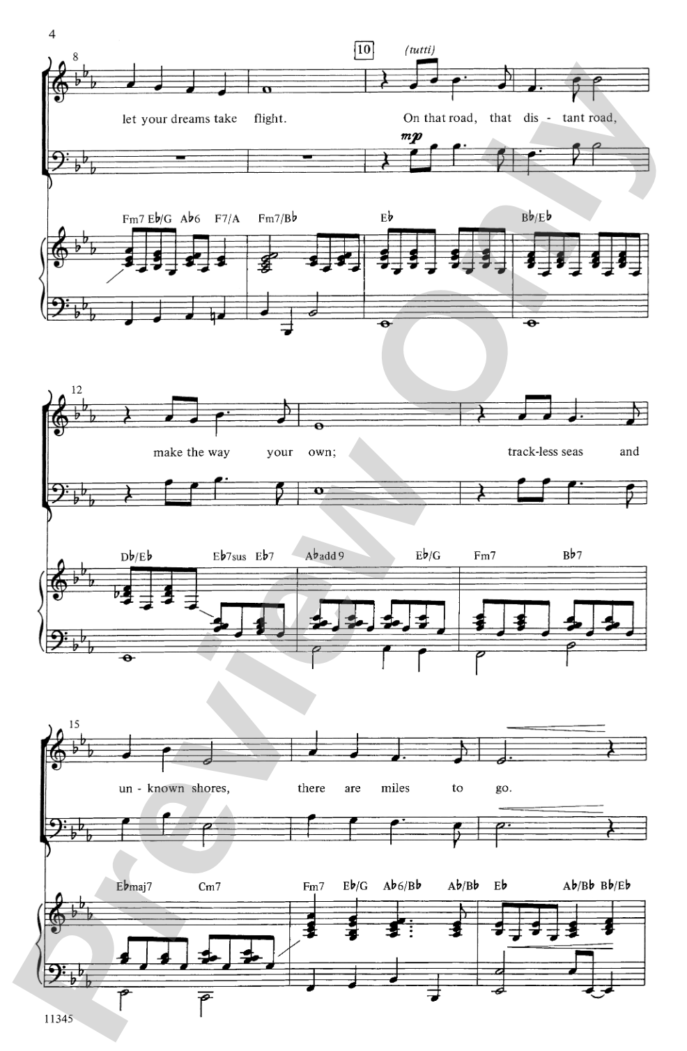 The Road Less Traveled: SAB Choral Octavo