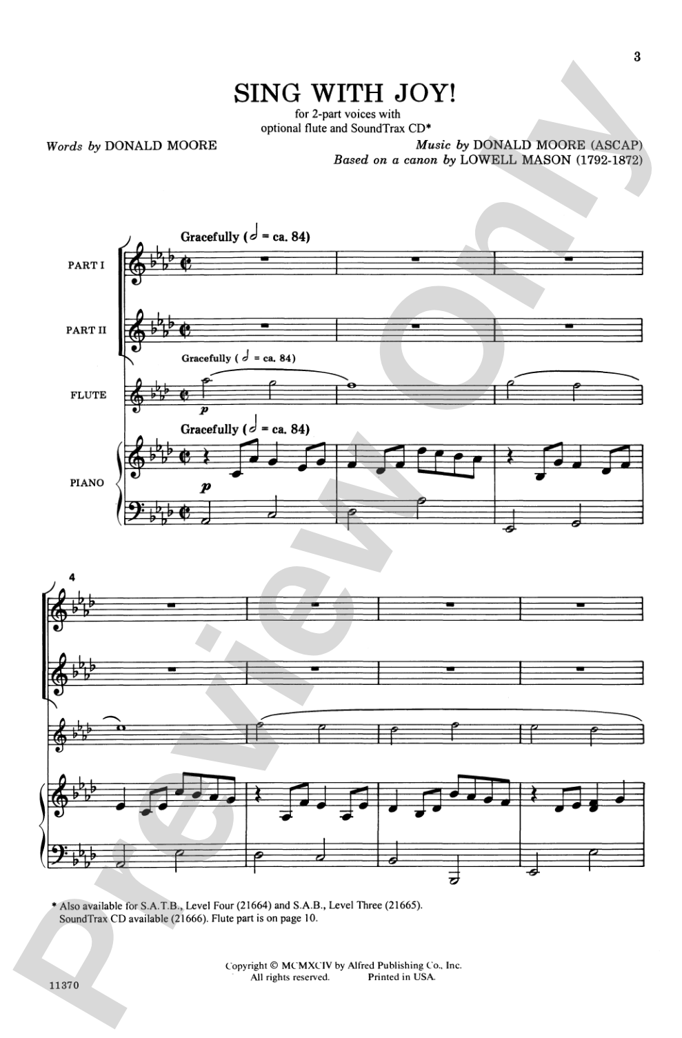 Sing with Joy!: 2-Part Choral Octavo