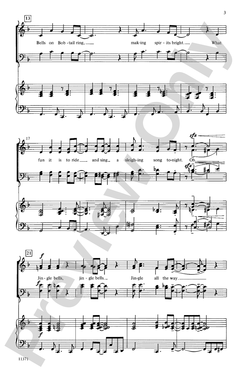 Jingle Bells: SATB Choral Octavo