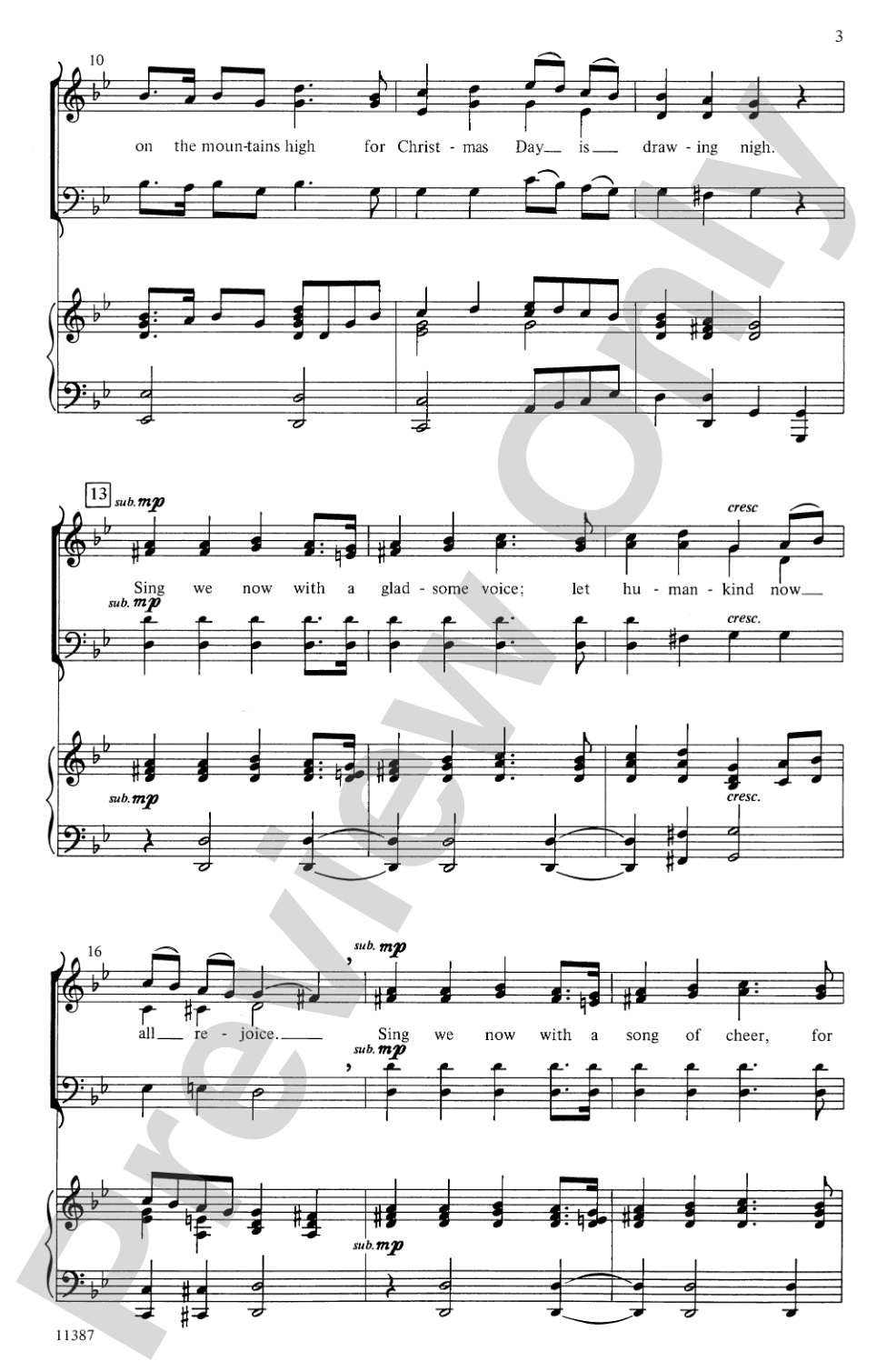 Sing Noel: A Christmas Fanfare: SAB Choral Octavo