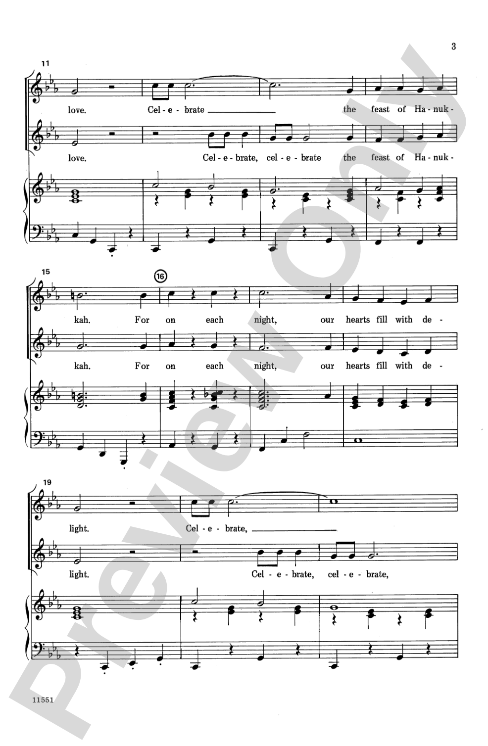 Celebrate Hanukkah: 2-Part Choral Octavo