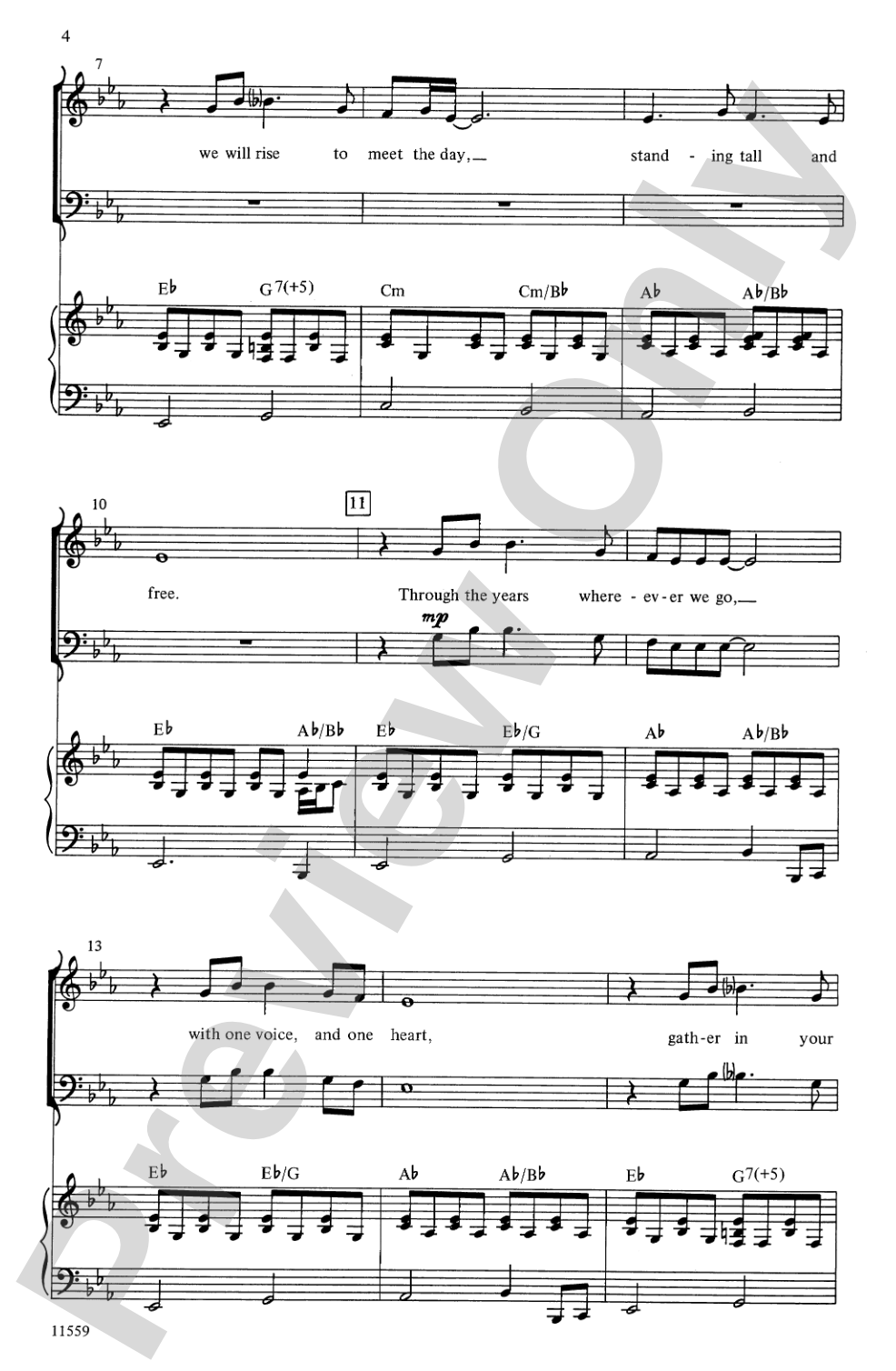 Stand As One: SAB Choral Octavo