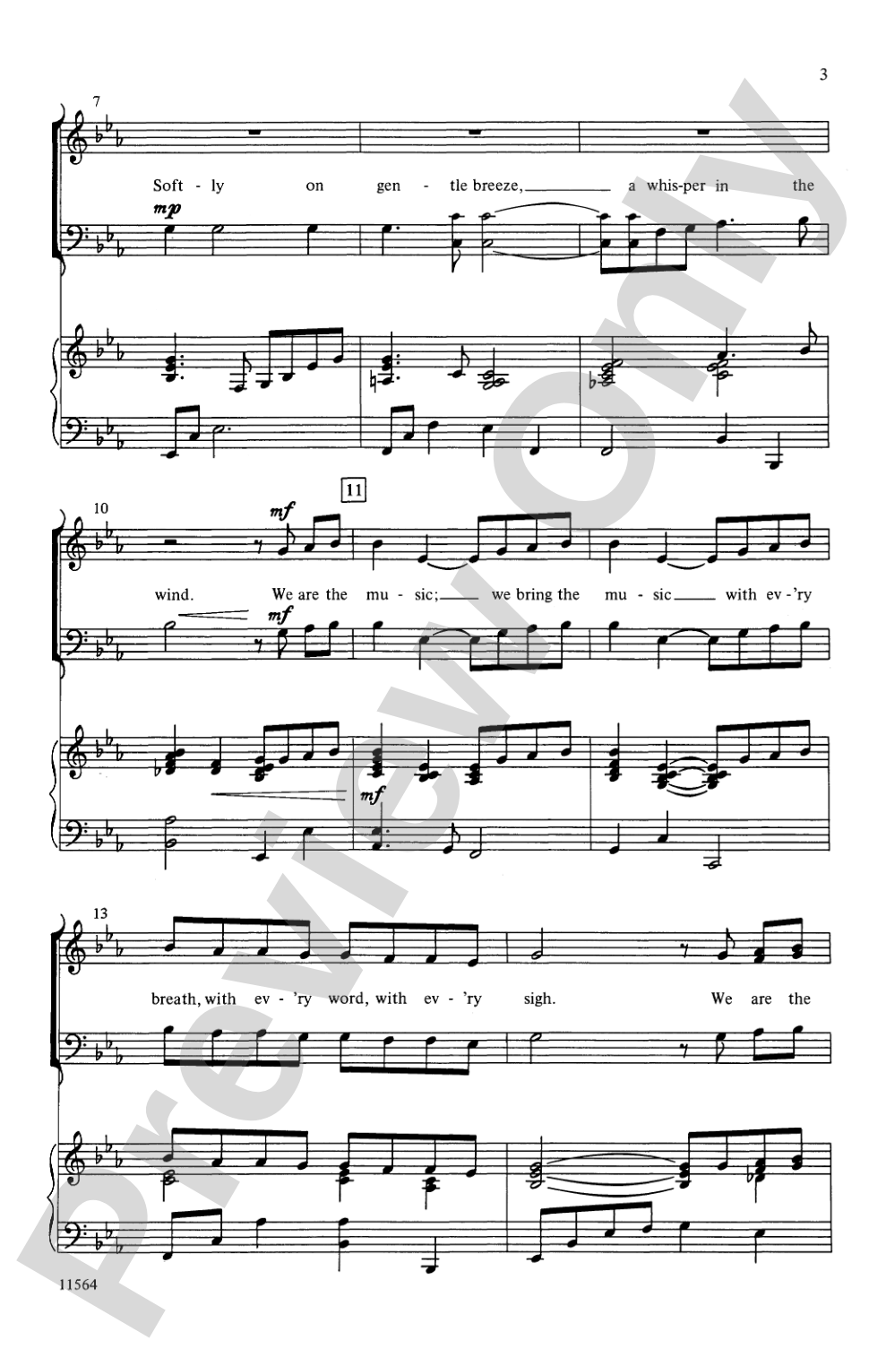 We Are the Music: SAB Choral Octavo
