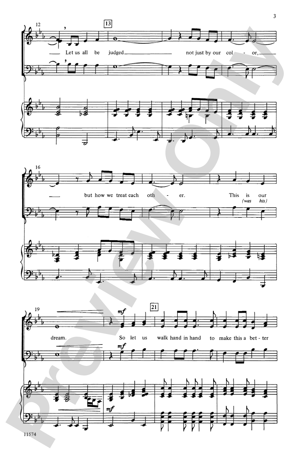 Let Us Walk in Peace: SAB Choral Octavo
