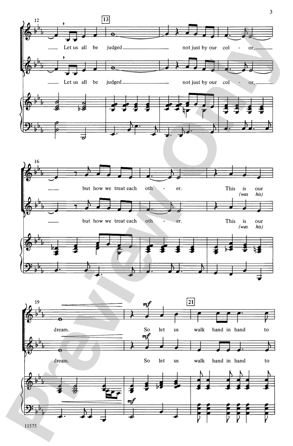 Let Us Walk in Peace: 2-Part Choral Octavo