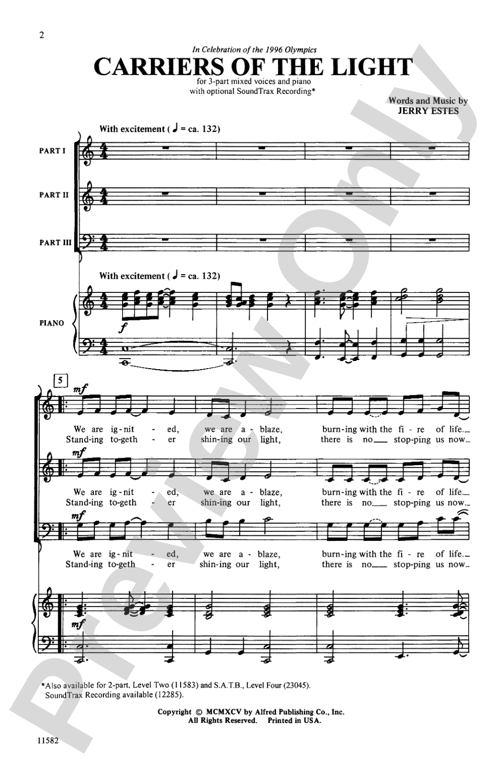 Carriers of the Light: 3-Part Mixed Choral Octavo