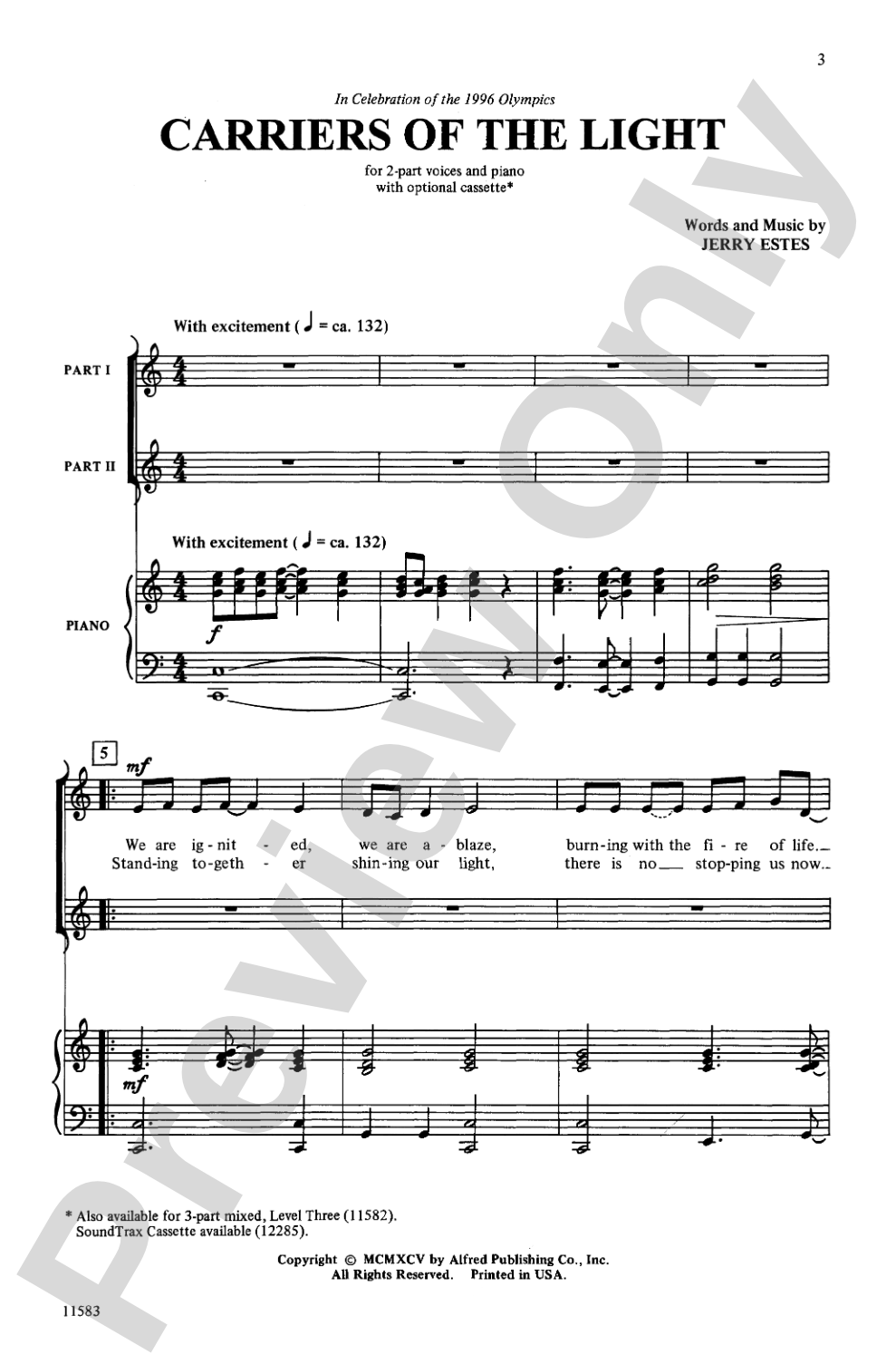 Carriers of the Light: 2-Part Choral Octavo