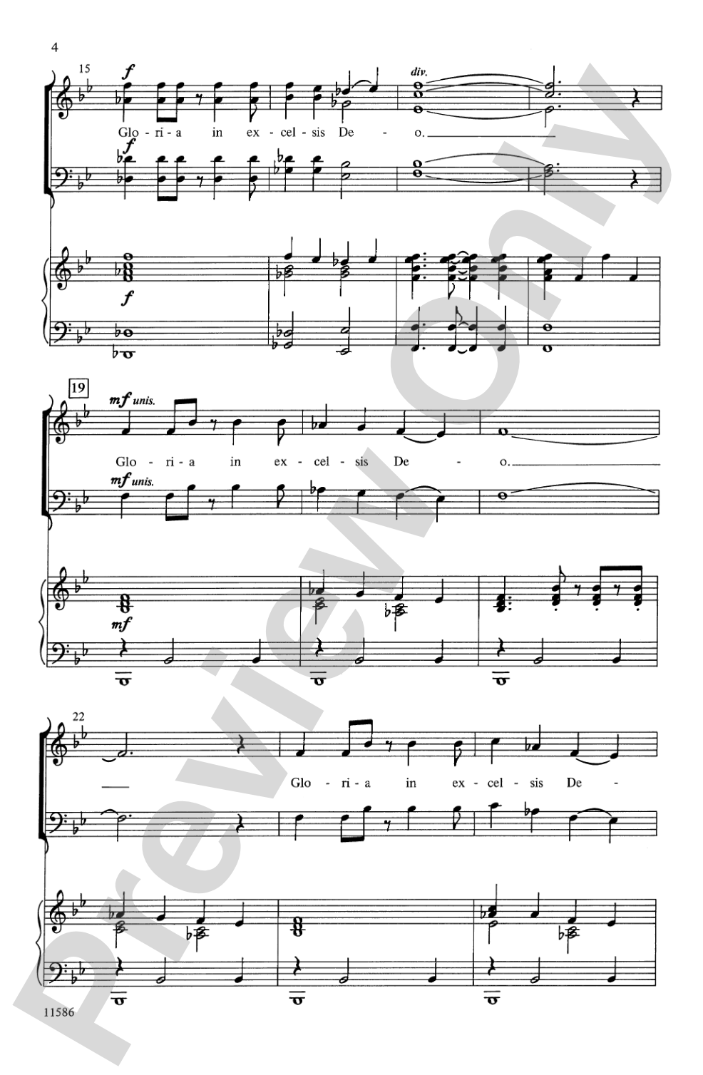 A Festive Gloria: SATB Choral Octavo