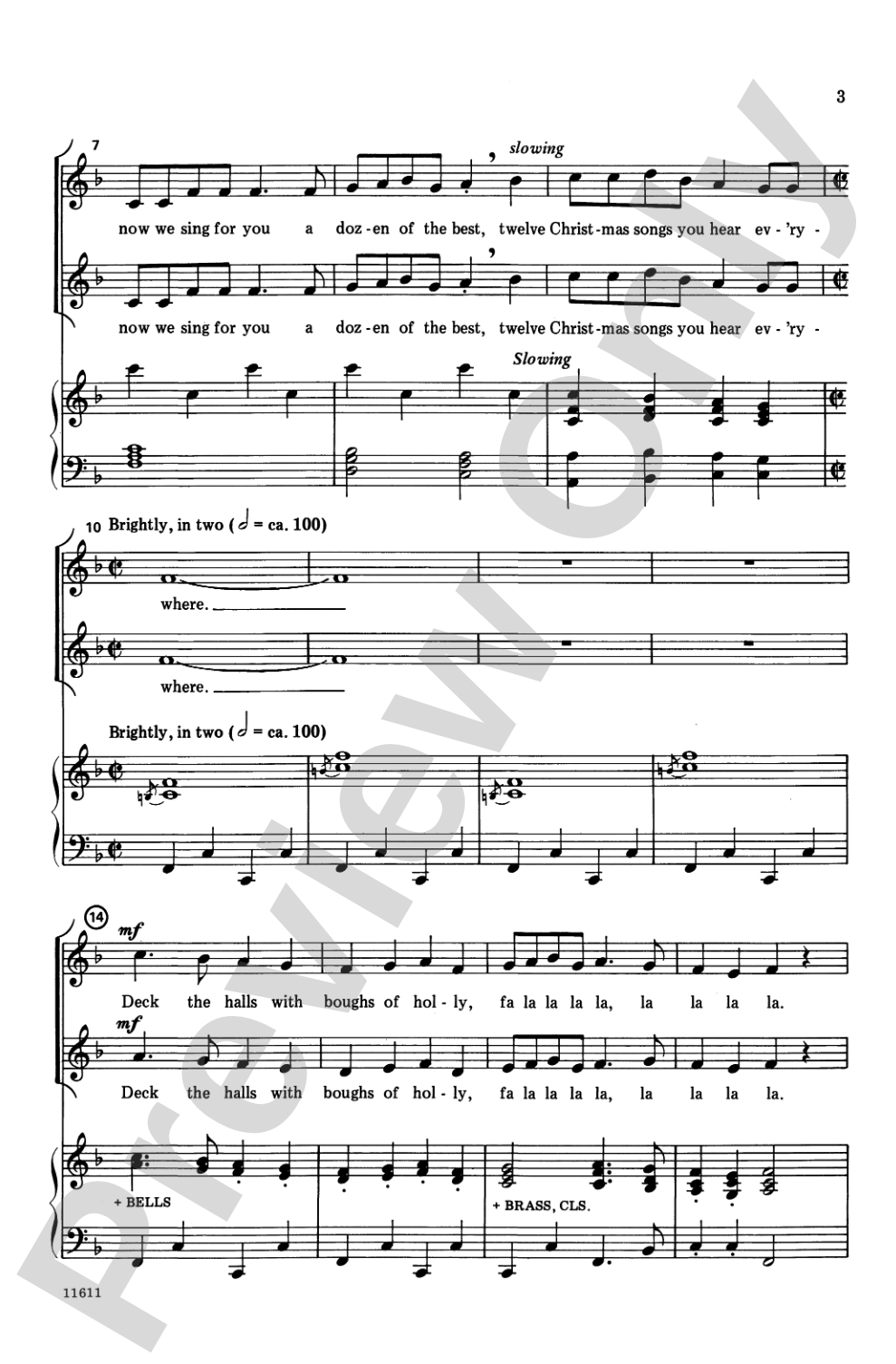 The Twelve Songs of Christmas: 2-Part/SSA Choral Octavo