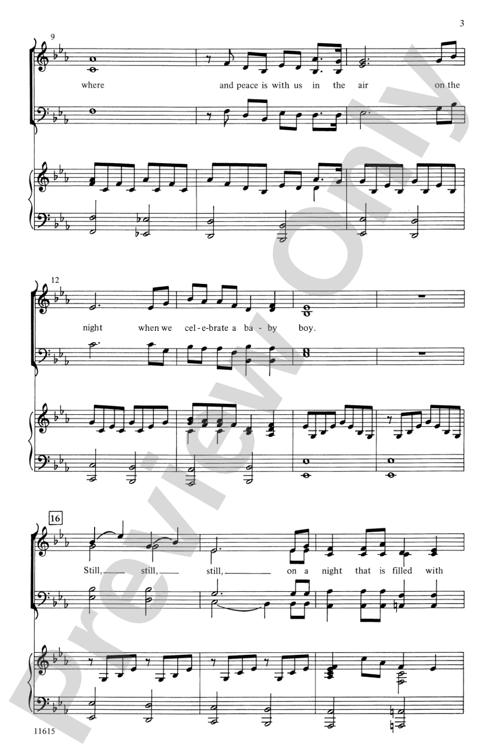 Still a Bach Christmas: SATB Choral Octavo