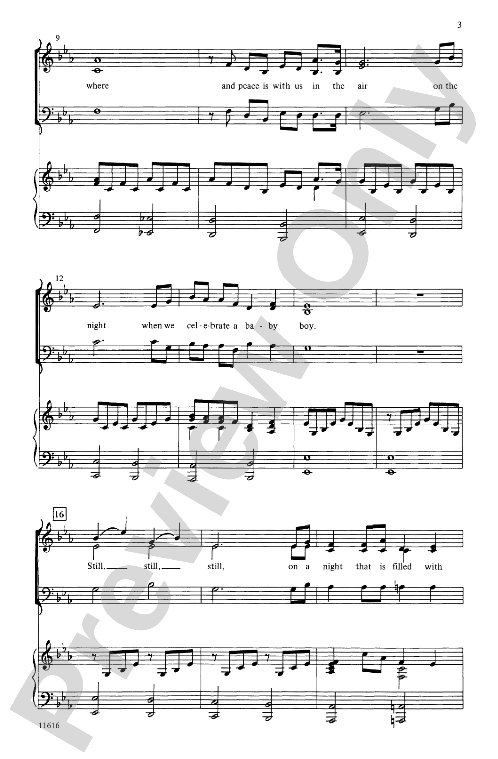 Still a Bach Christmas: SAB Choral Octavo