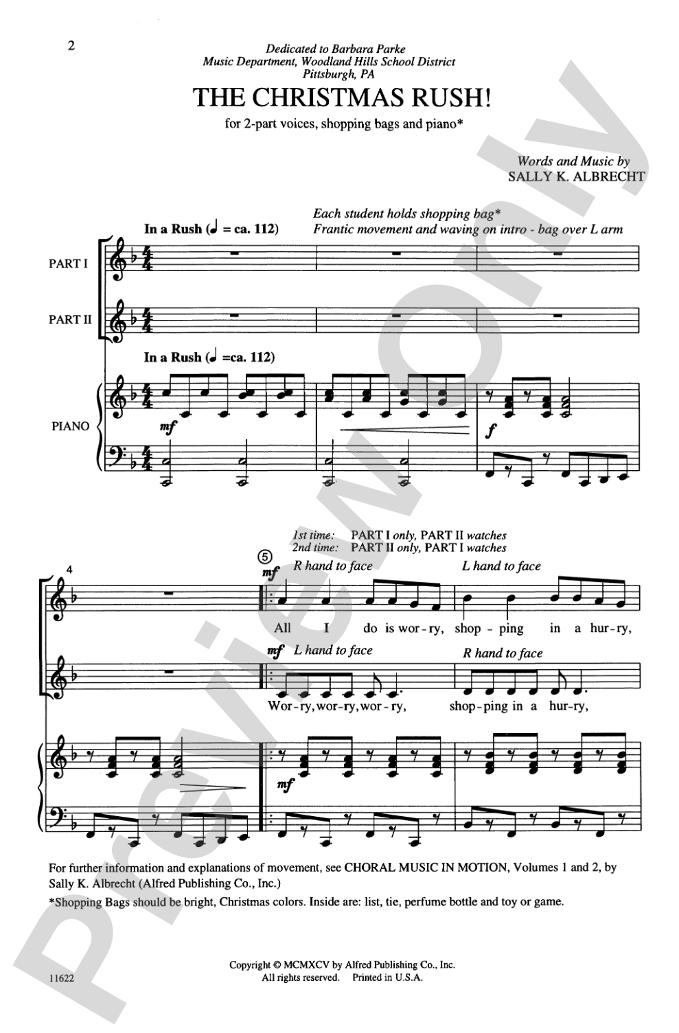 The Christmas Rush!: 2-Part Choral Octavo