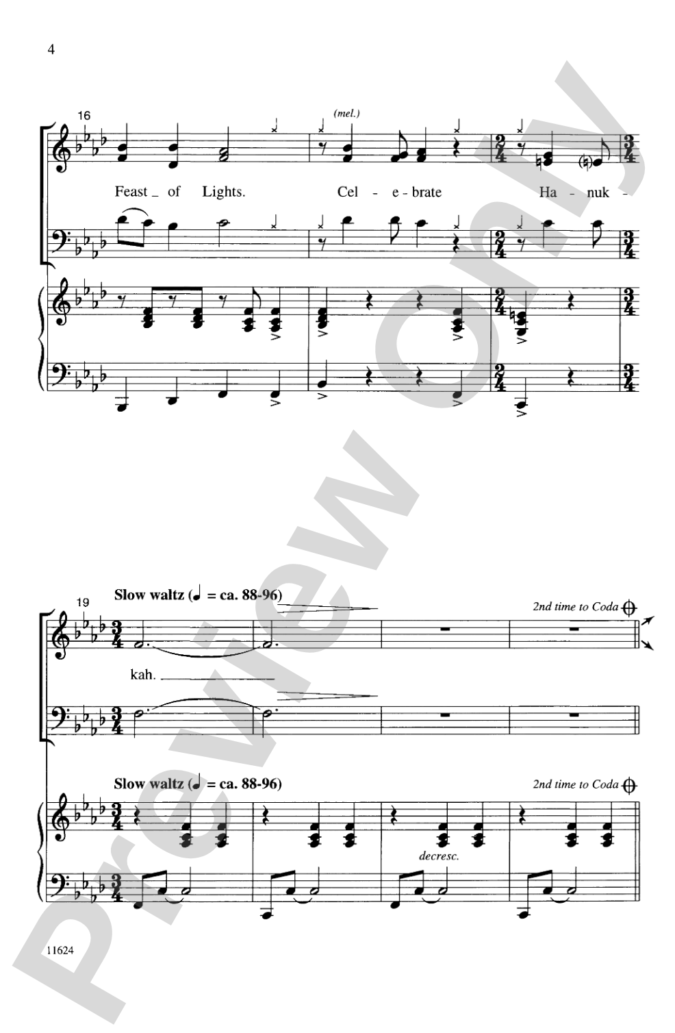 Celebrate the Feast of Lights: 3-Part Mixed Choral Octavo