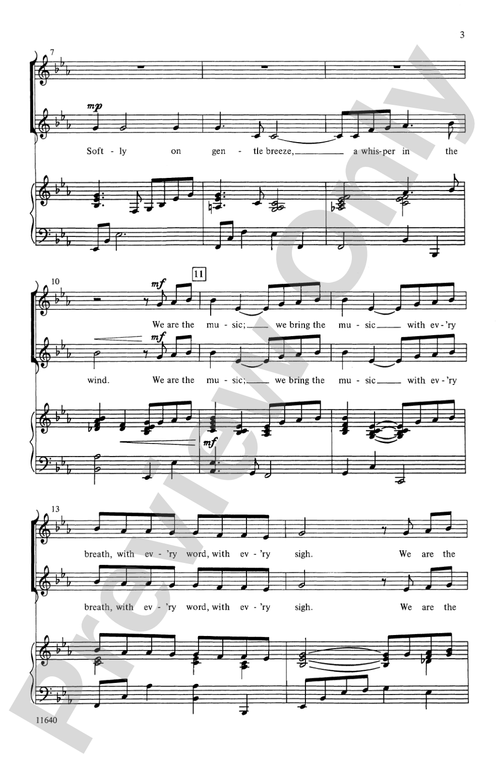 We Are the Music: 2-Part Choral Octavo