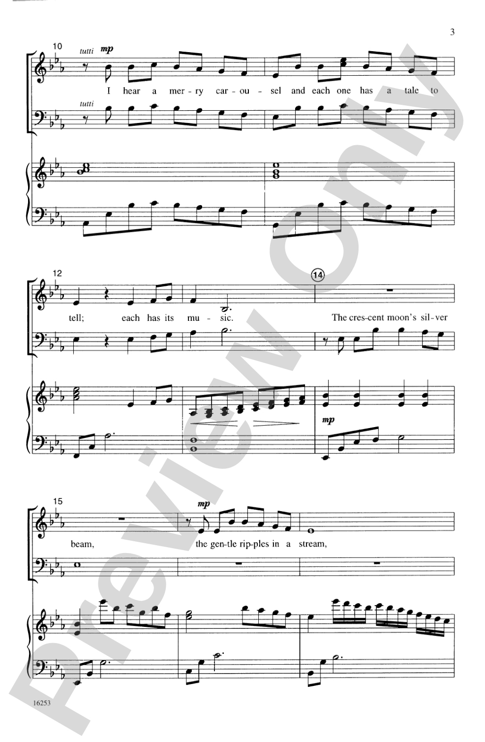 Hear the Music: SAB Choral Octavo