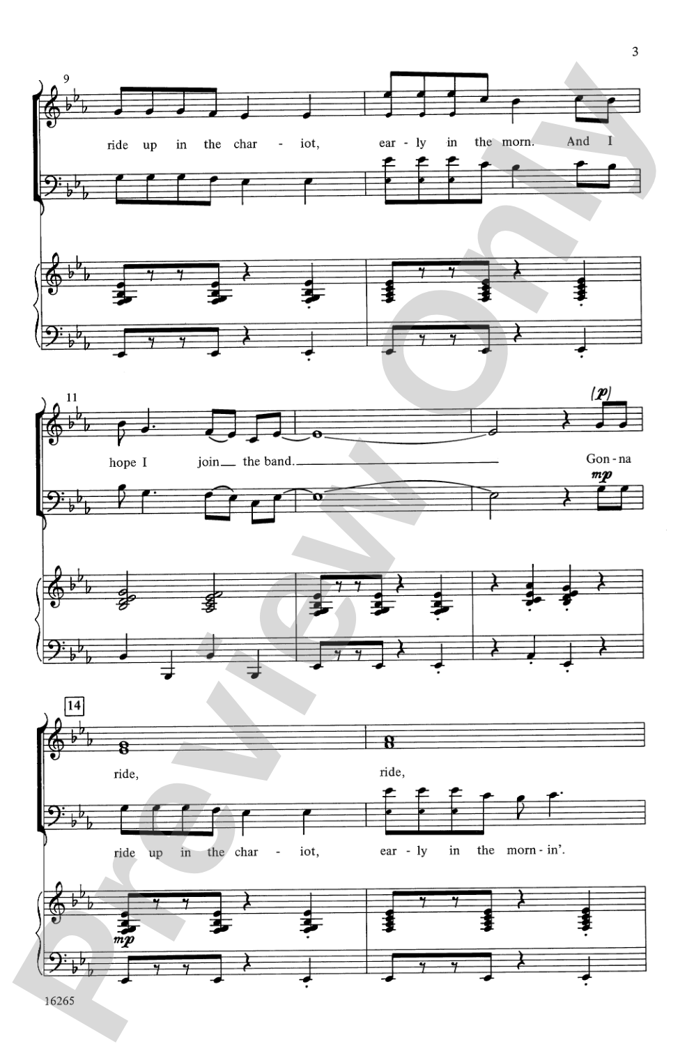 Chariot!: SATB Choral Octavo