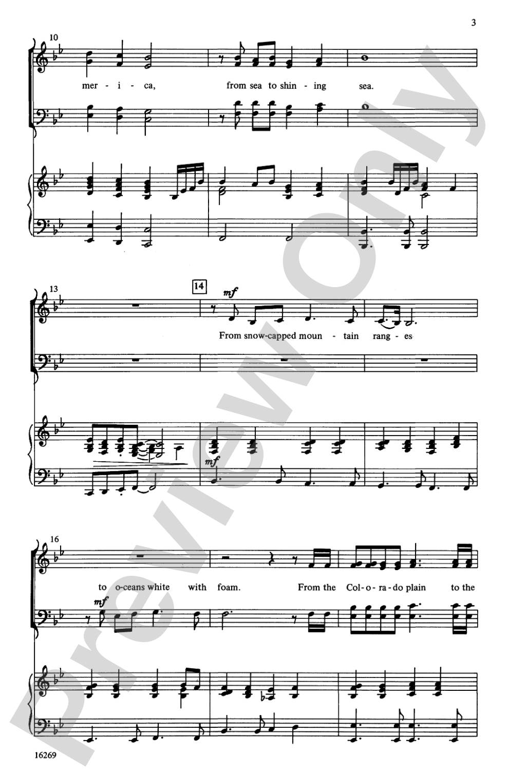 Of Thee I Sing, America!: SATB Choral Octavo