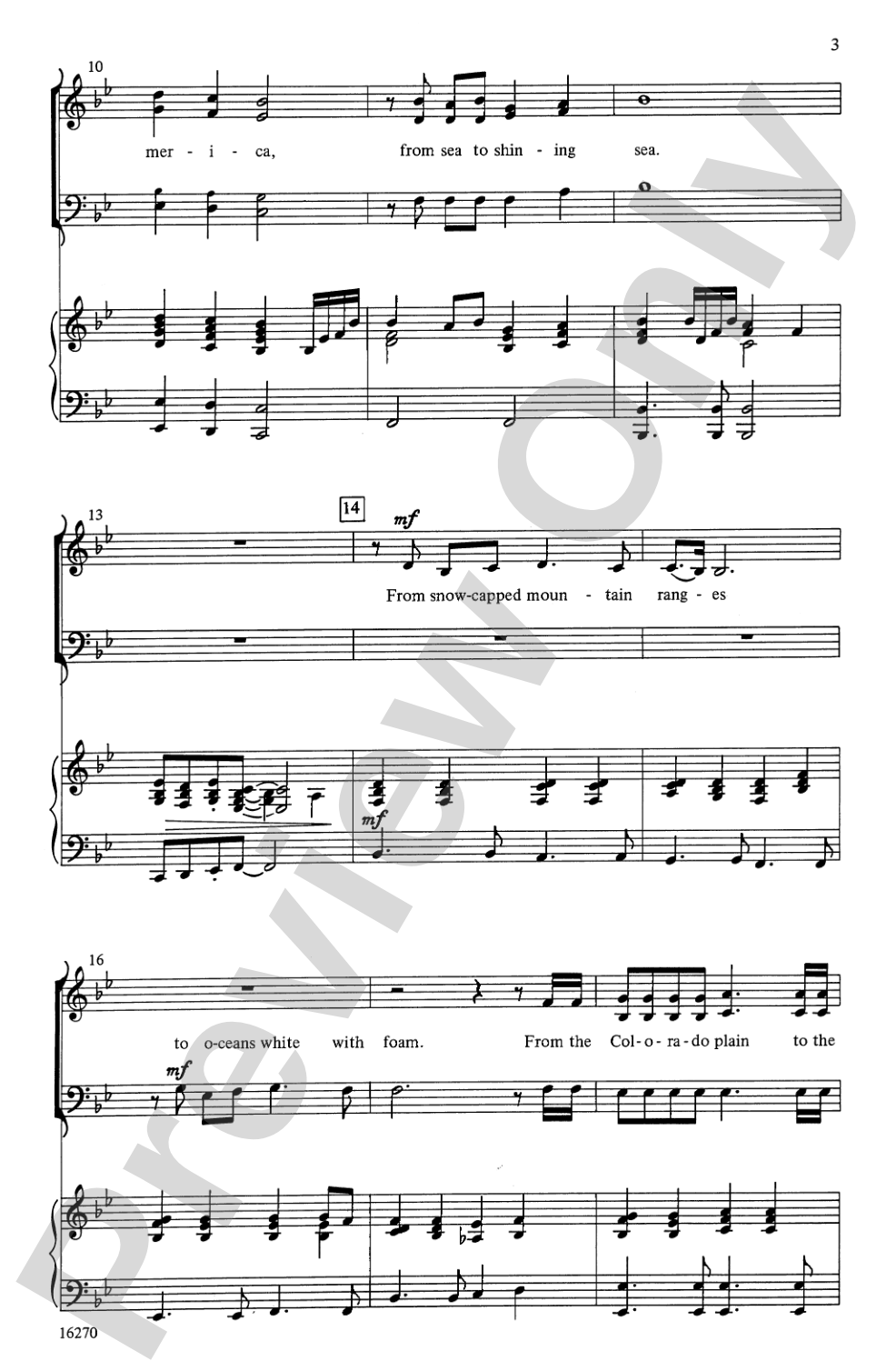 Of Thee I Sing, America!: SAB Choral Octavo