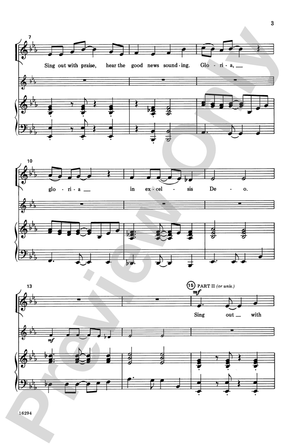 Sing Out with Praise: 2-Part Choral Octavo