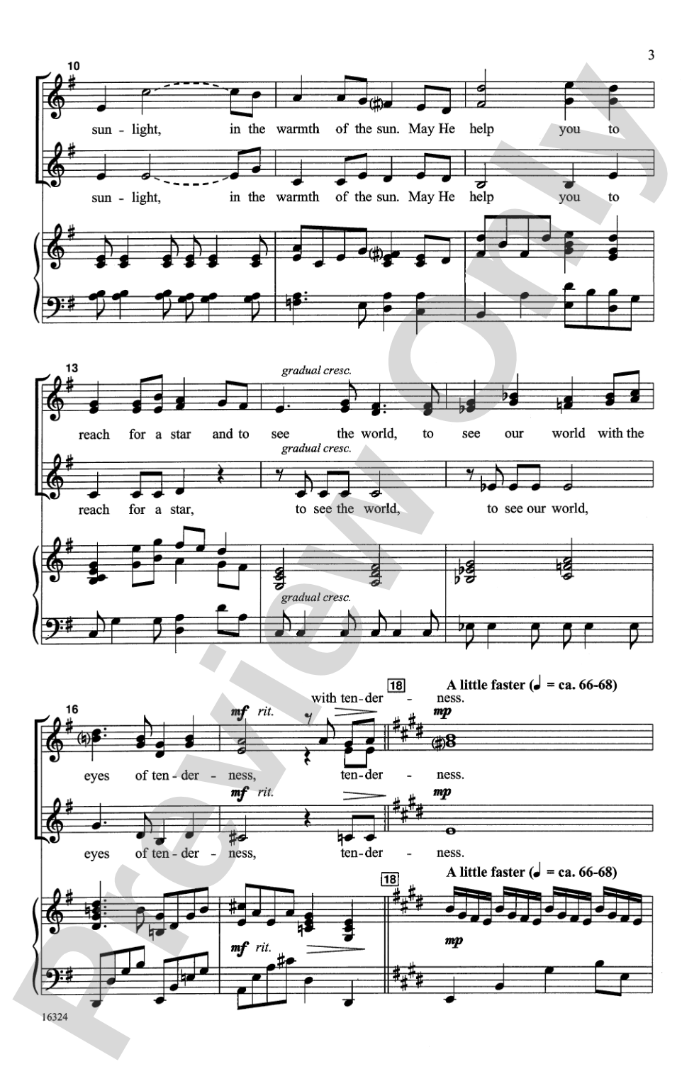 A Blessing: SSA Choral Octavo