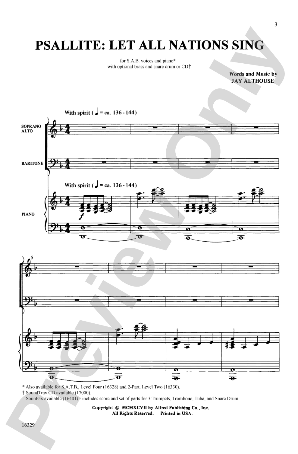 Psallite: Let All Nations Sing: SAB Choral Octavo