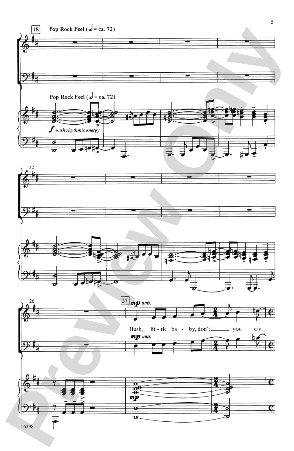 All My Trials: SATB Choral Octavo