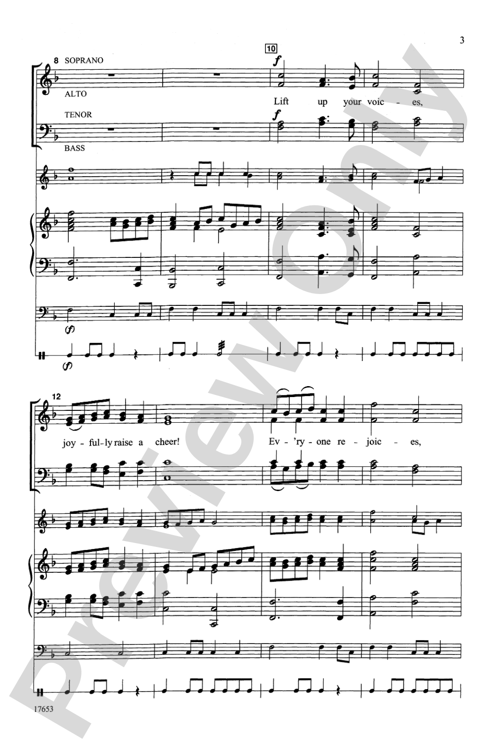 Lift Up Your Voices (from <i>Judas Maccabeus</i>): SATB Choral Octavo