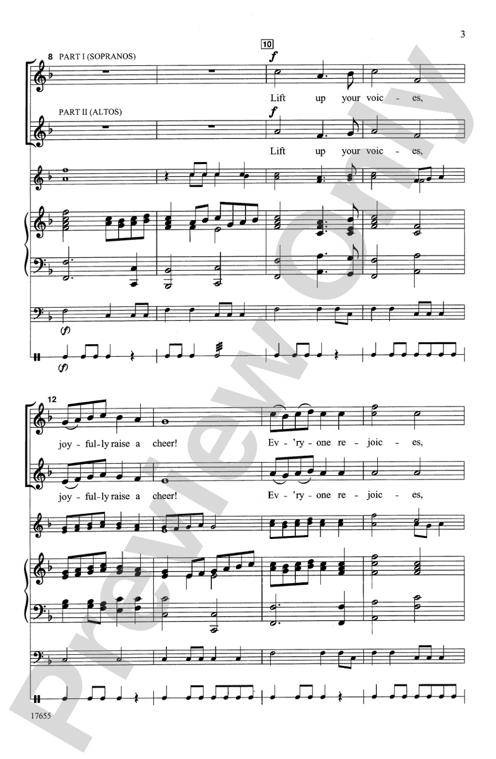Lift Up Your Voices (from <i>Judas Maccabeus</i>): 2-Part/SSA Choral Octavo