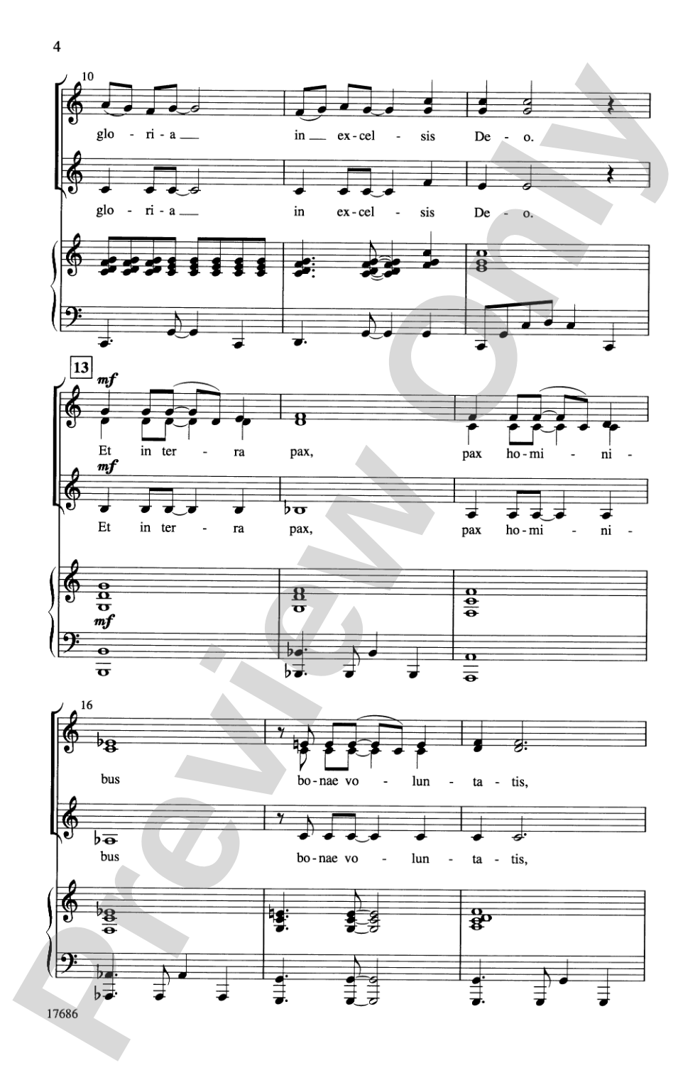 Gloria for All Seasons: SSA Choral Octavo
