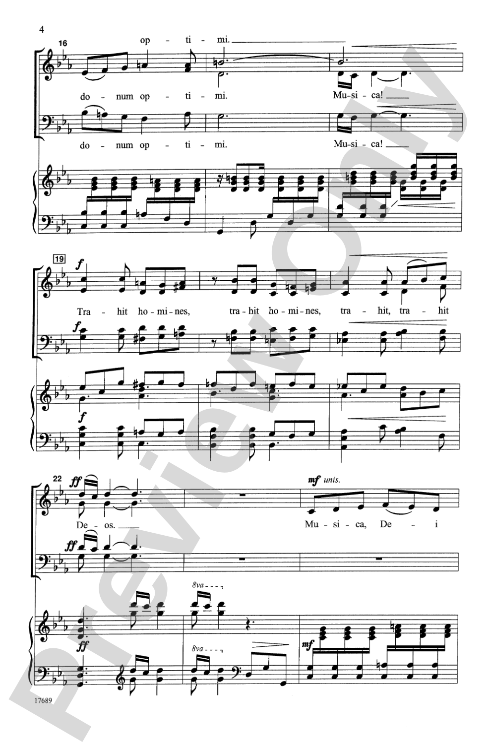Musica Dei (The Gift of Music): SATB Choral Octavo
