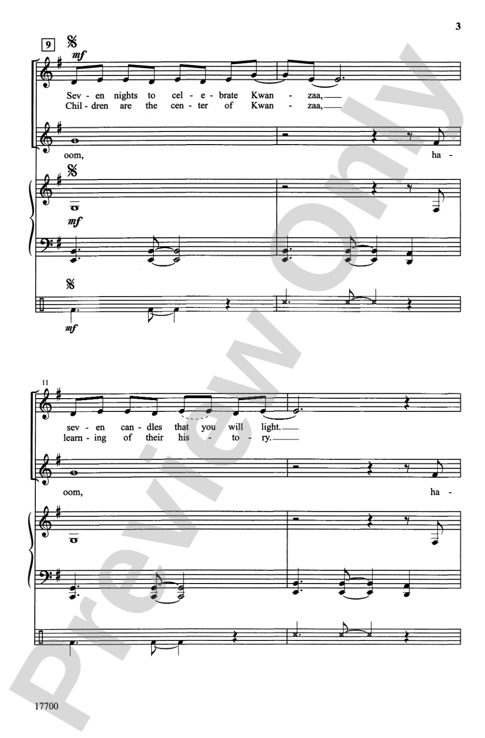 Celebrate Kwanzaa: 2-Part/SSA Choral Octavo