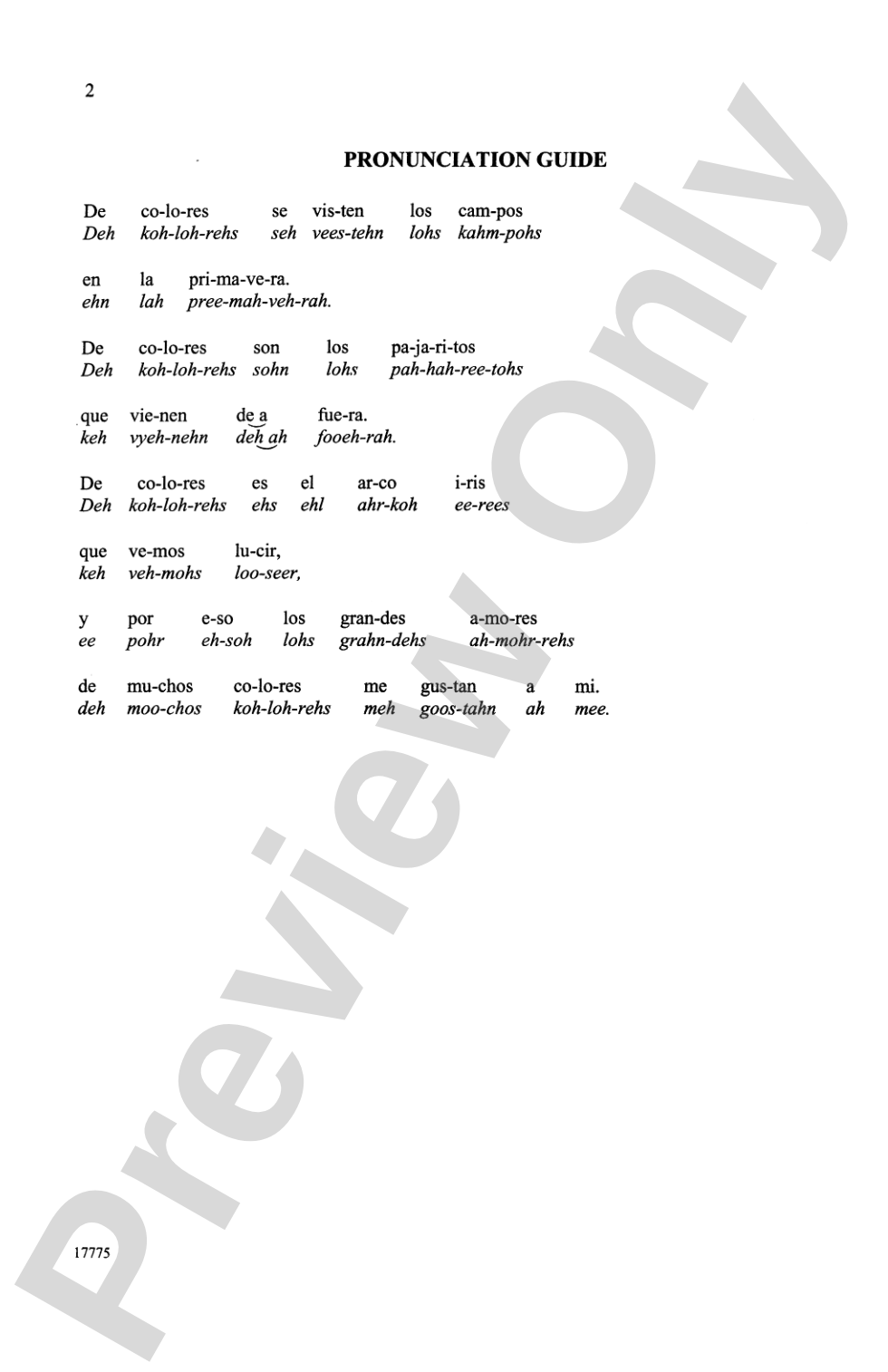 De Colores (All the Colors): 3-Part Mixed Choral Octavo