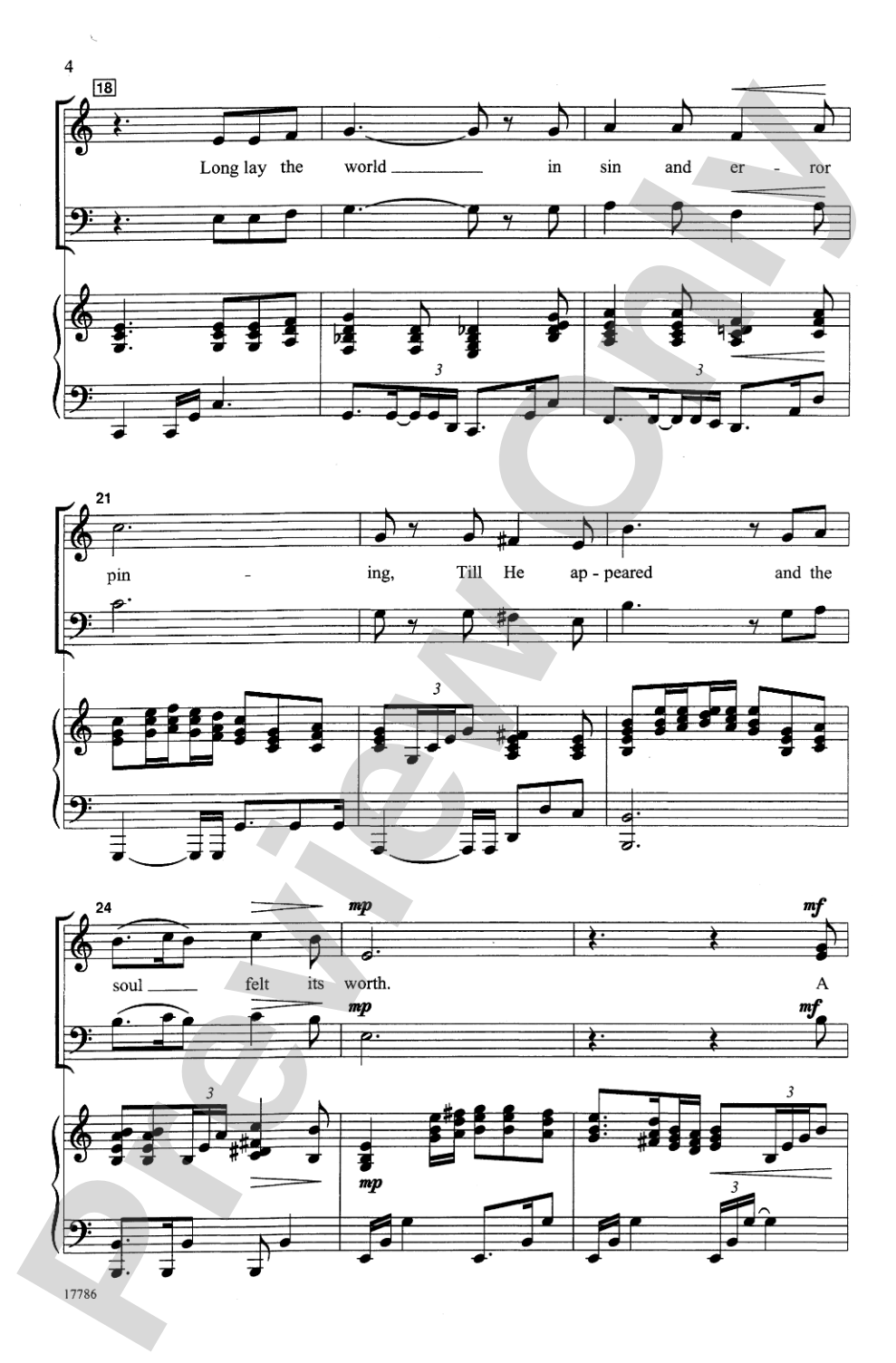 O Holy Night: SAB Choral Octavo