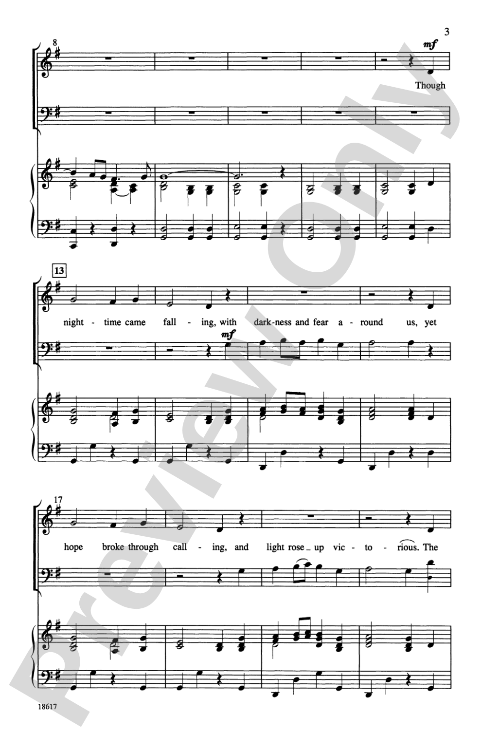 Freedom Song: 3-Part Mixed/SATB Choral Octavo