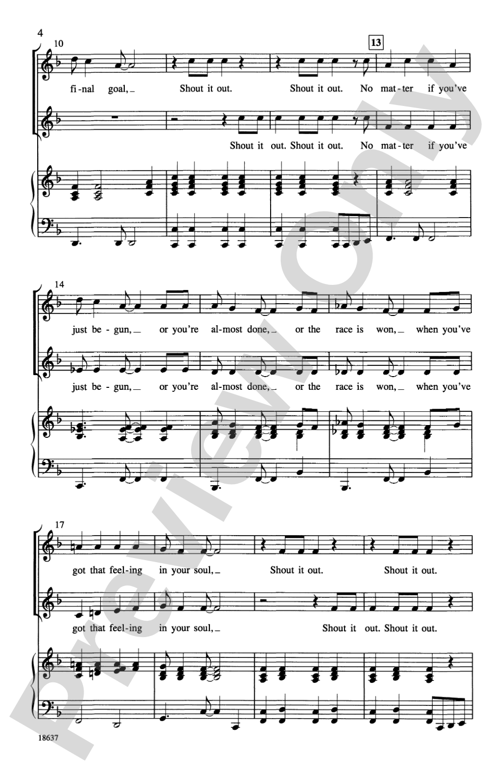 Shout It Out!: 2-Part Choral Octavo