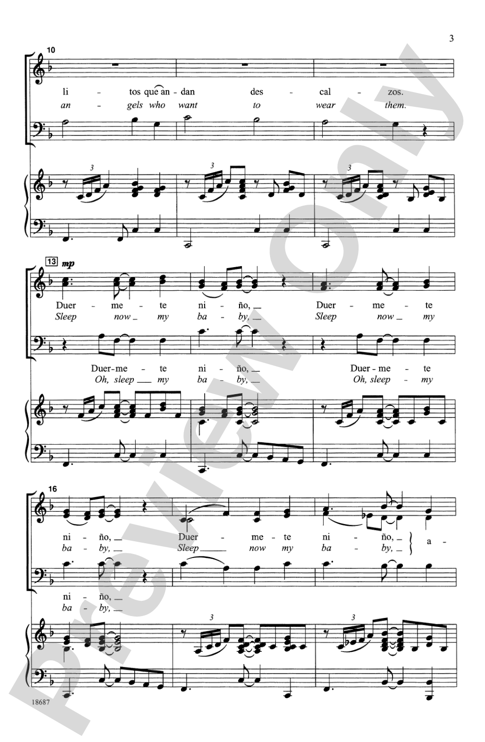 A La Puerta Del Cielo: 3-Part Mixed Choral Octavo
