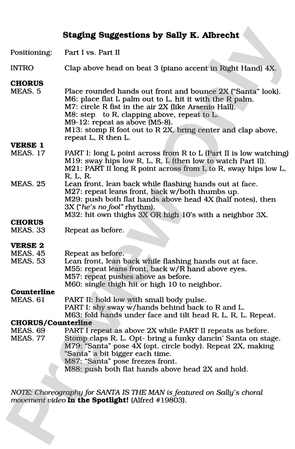 Santa Is the Man: 2-Part (with Opt. Staging) Choral Octavo