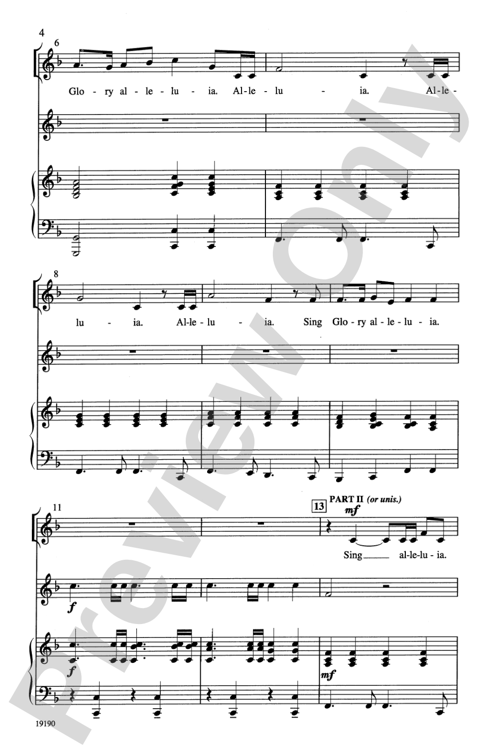 Festival Alleluia: 2-Part Choral Octavo